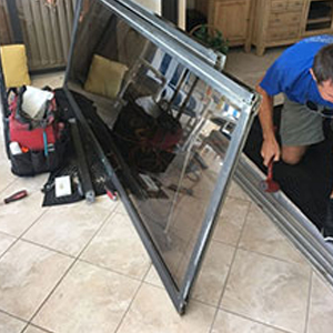 sliding glass door frame repair Yuba City
